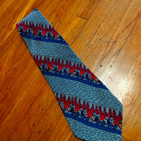 Vintage Handmade 100% Silk Tie | SCARAB by Scabal Milano-Paris | Made in Italy | - Picture 1 of 4